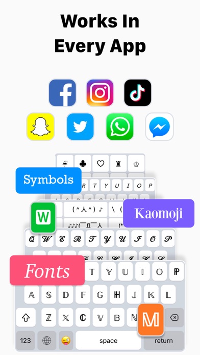 Keyboard Fonts & Emoji Maker Screenshot