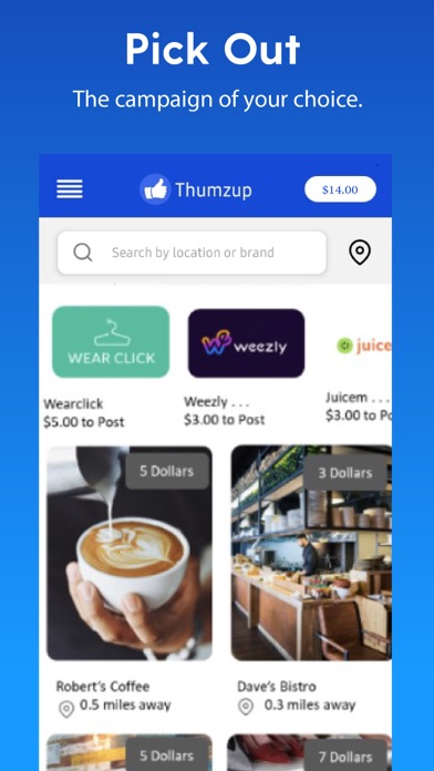 Thumzup Screenshot