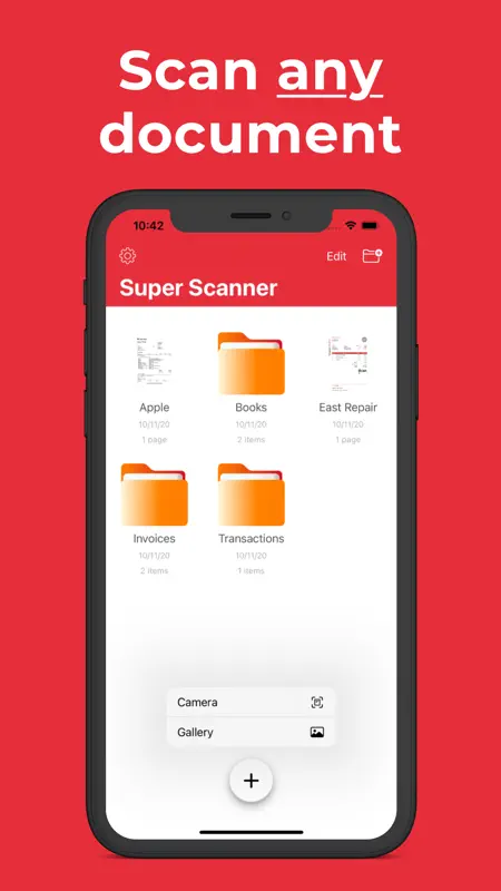 Super Scanner - PDF Scanner screenshot 2 of 8