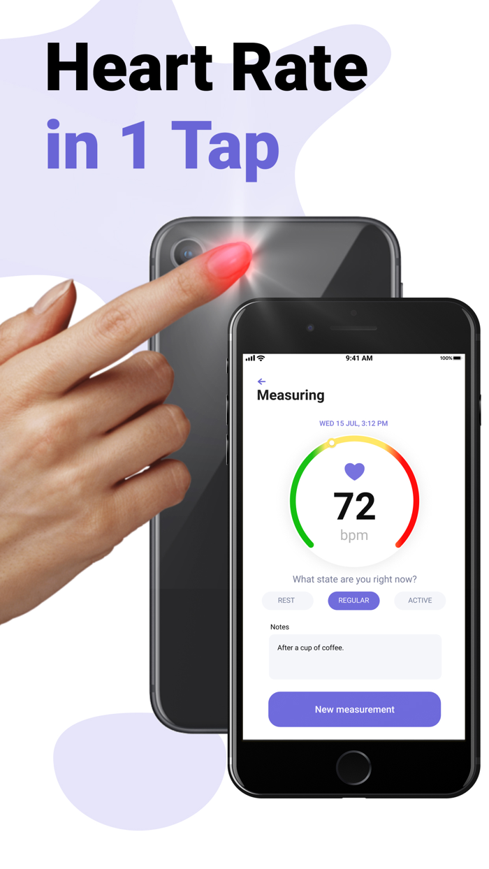 Heart Rate Monitor Track Pulse