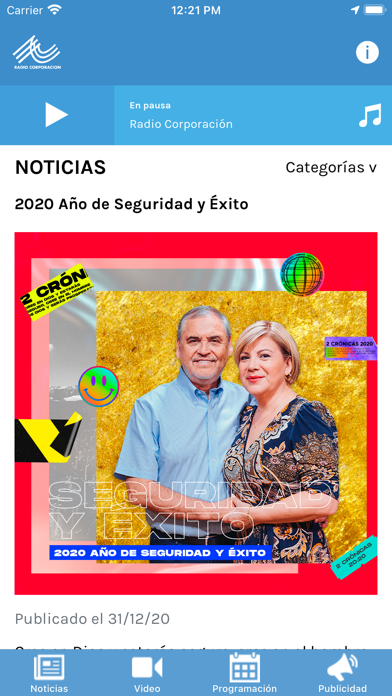 Radio Corporación Screenshot