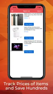 price tracker for ebay iphone screenshot 1