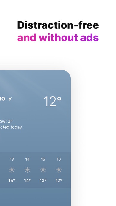 Tiny Weather: Simple forecastsのおすすめ画像5