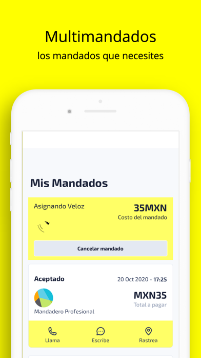 Veloz Mandados México Screenshot