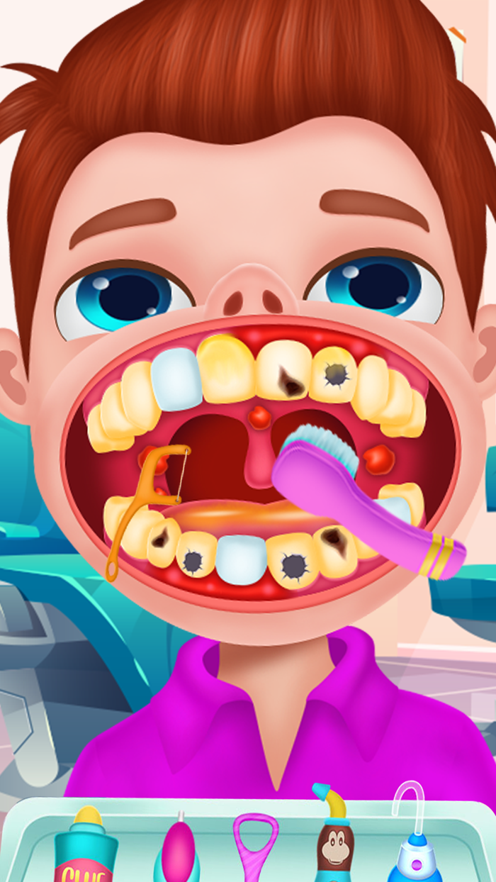 Mouth Care Dentist Fun Game