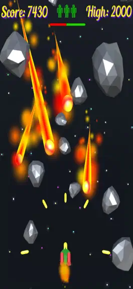 Game screenshot Meteors Asteroids Fireball Pro apk