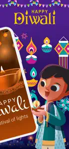 Happy Diwali Greetings screenshot #2 for iPhone