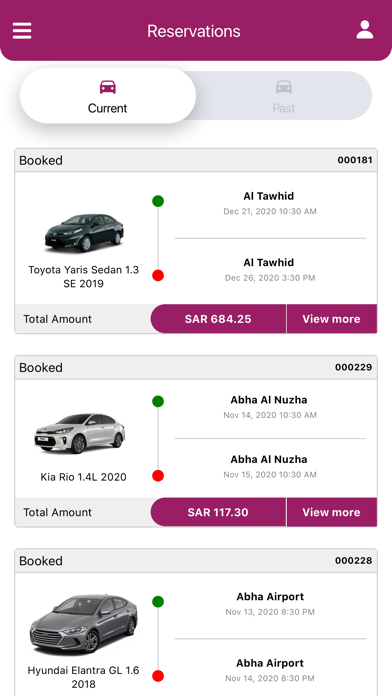 Alfaris Rent A Car Screenshot