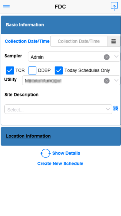 SAMS Environmental Compliance Screenshot