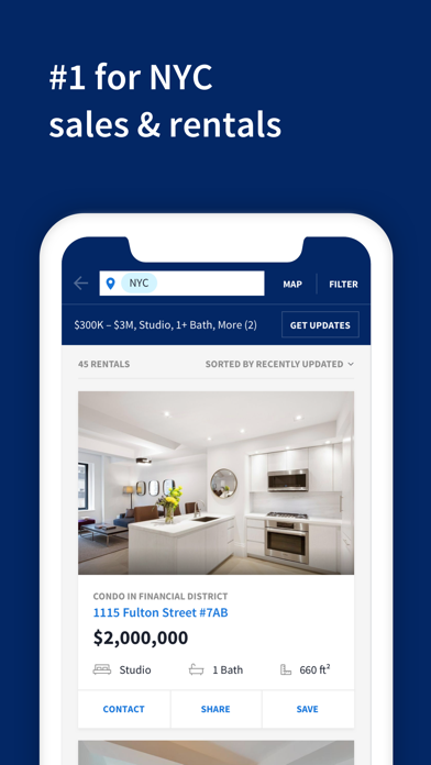 Screenshot #1 pour StreetEasy NYC Rentals & Sales