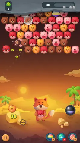 Game screenshot Bubble Fox Shooter apk