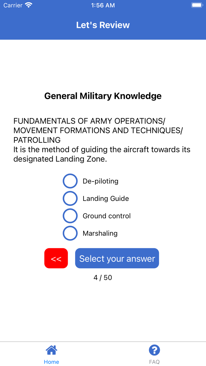 AFP Service Aptitude Test