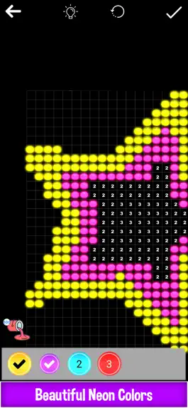 Game screenshot Lite-Brite Numbers Retro Art hack