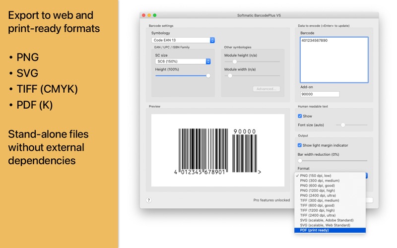 Softmatic BarcodePlus V5 Screenshot 2 - AppWisp.com Softmatic BarcodePlus V5 Screenshot 2 - AppWisp.com