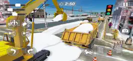Game screenshot Operate Snow Excavator Crane apk