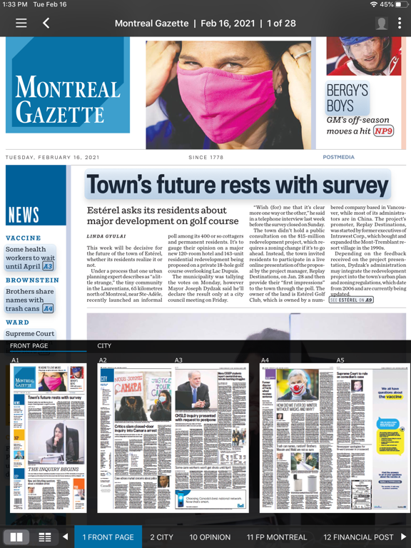 Screenshot #6 pour Montreal Gazette ePaper