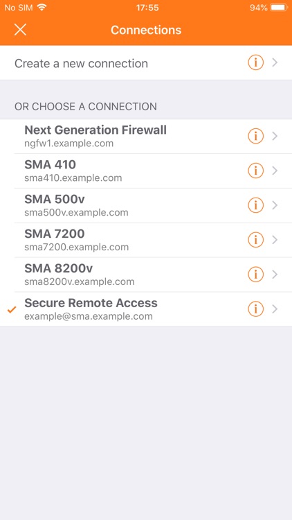 SonicWall Mobile Connect