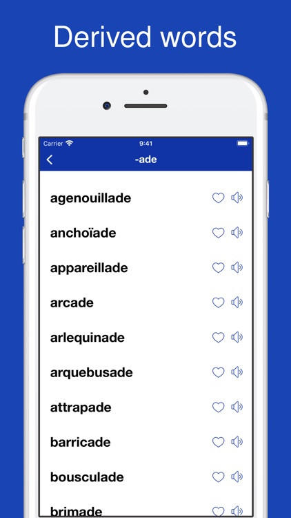 French Word Parts, Vocabulary screenshot-5