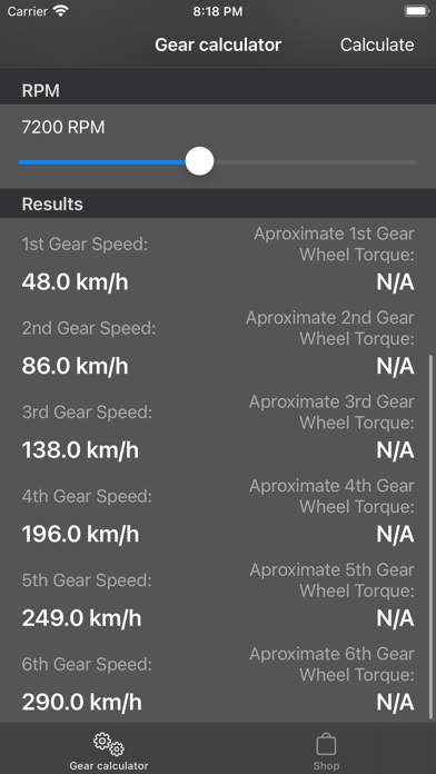 Racing Diffs - Gear ratio Screenshot