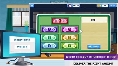 Bank Manager City Cashier Screenshot