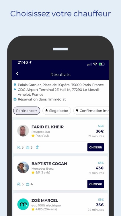 Eurecab Chauffeur Privé VTC