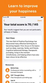 happiness test · iphone screenshot 3