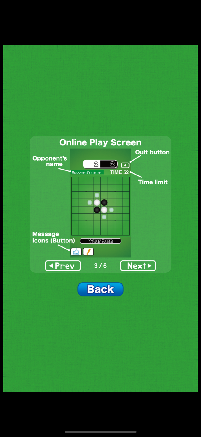 Reversi  Online Play