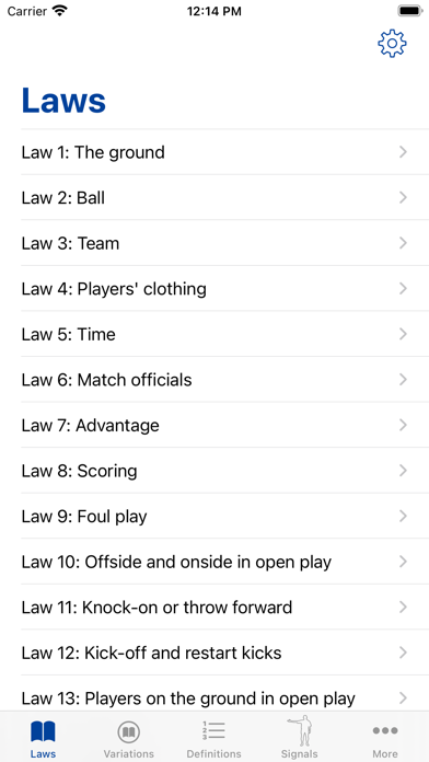 World Rugby Laws of Rugby Screenshot