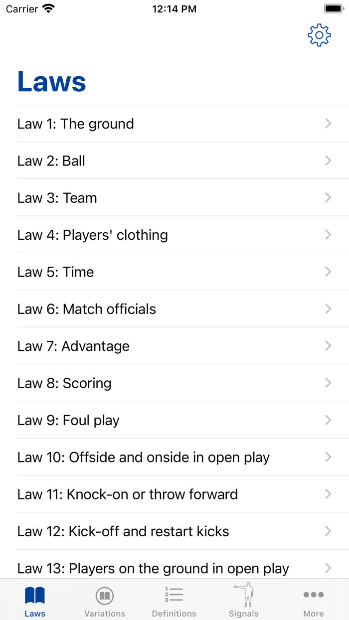 World Rugby Laws of Rugby