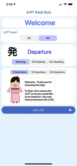 Game screenshot JLPT Kanji Quiz mod apk