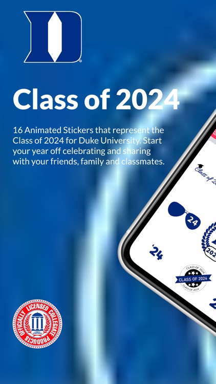 Duke Class of 2024 Stickers