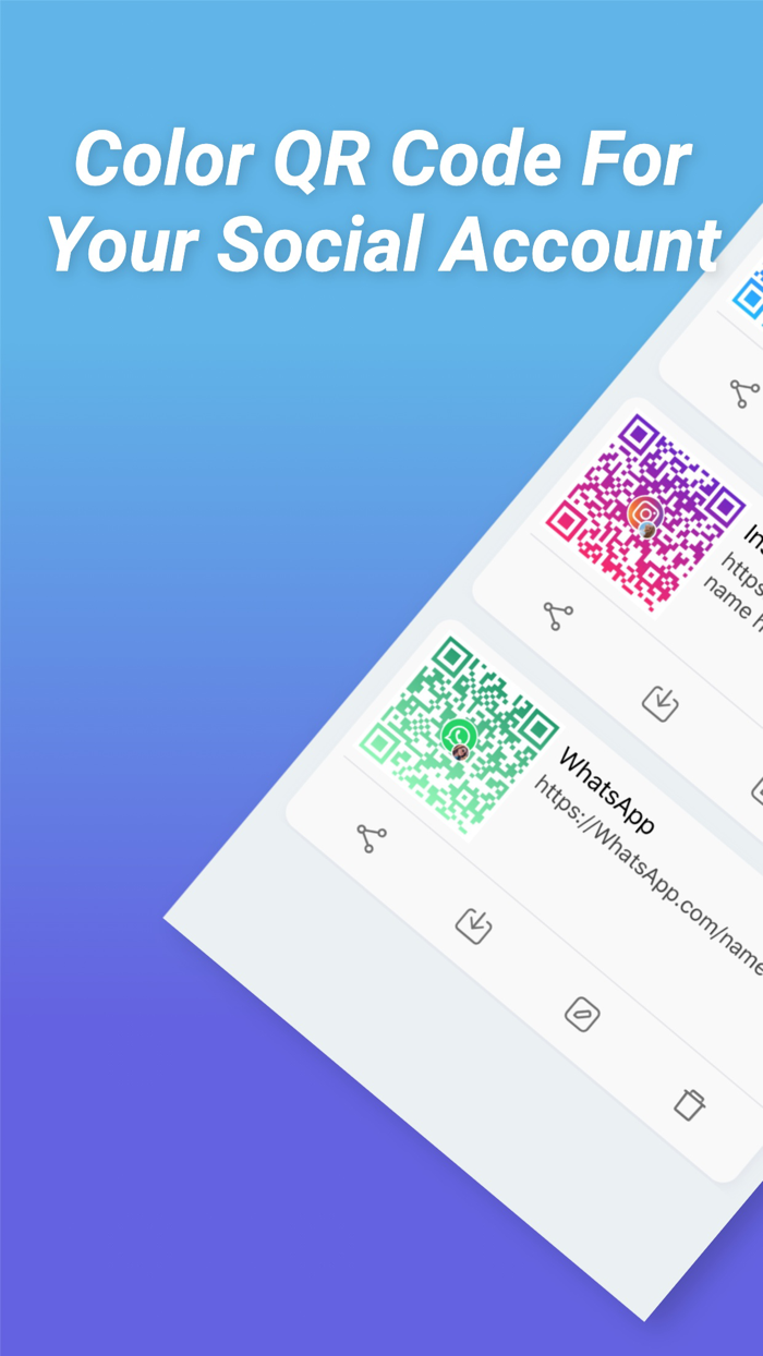 Color QR code Reader Scanner