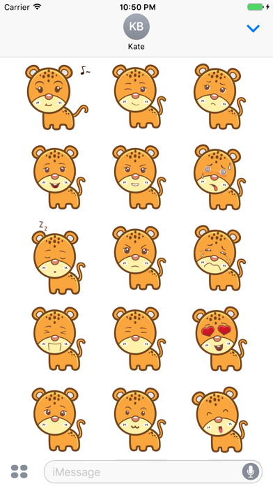 Screenshot #2 pour Sticker Me Lovely Leopard