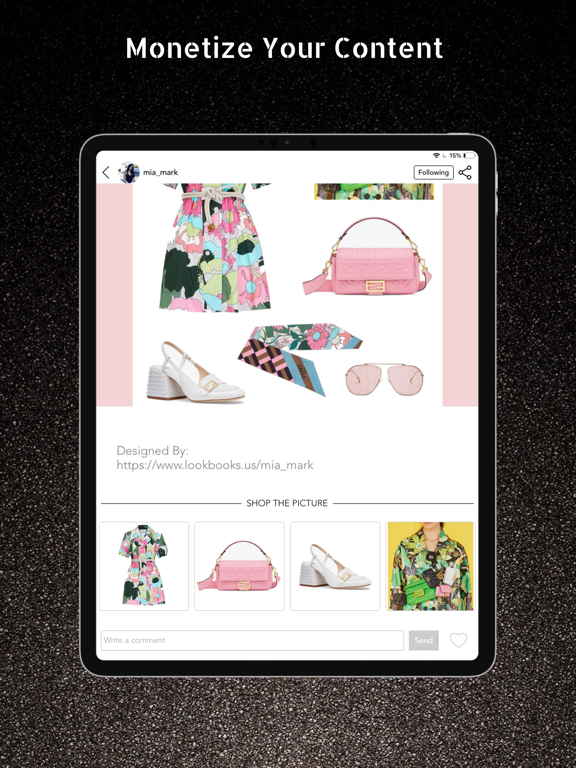 Lookbooks - Express Creativity iPad screenshot 6 - Shopping app
