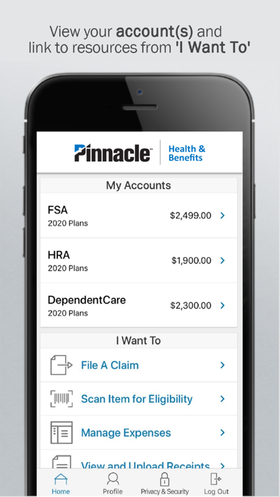 Pinnacle Health & Benefits Screenshot