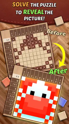 Game screenshot Nonogram* : Wood Picture Cross hack