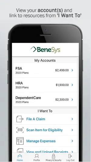 Benesys Inc HRA App screenshot 1