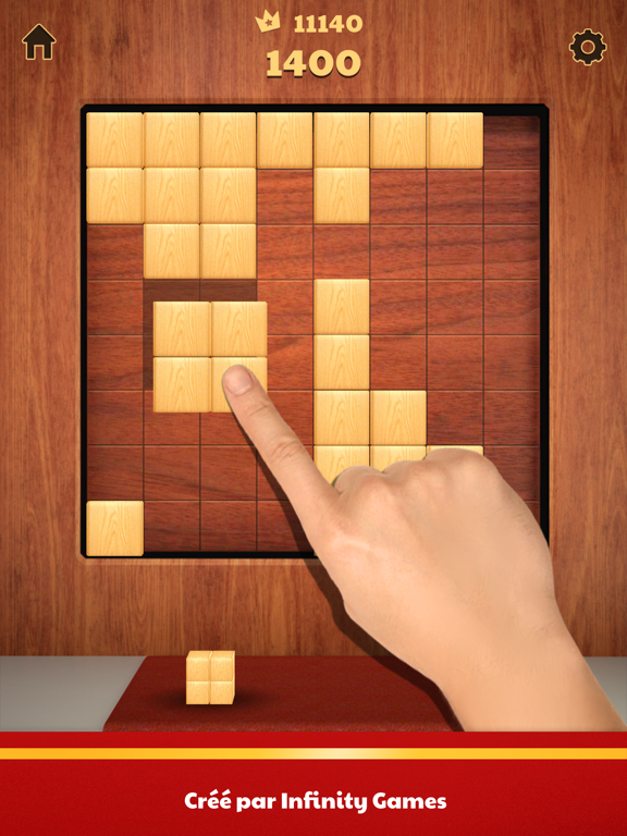 Screenshot #4 pour Wood Blocks 3D