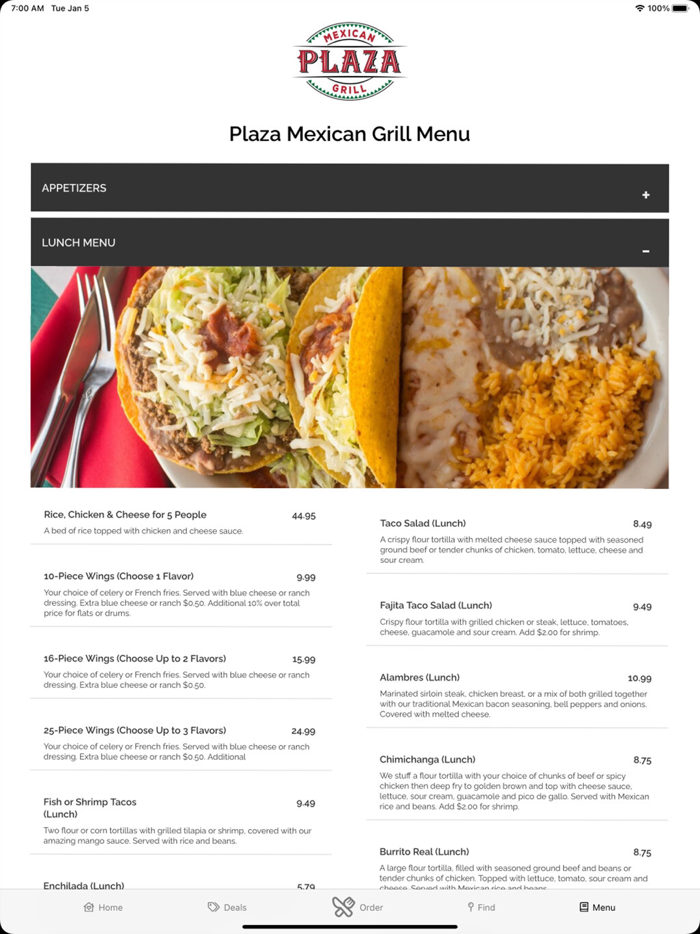 Plaza Mexican Grill