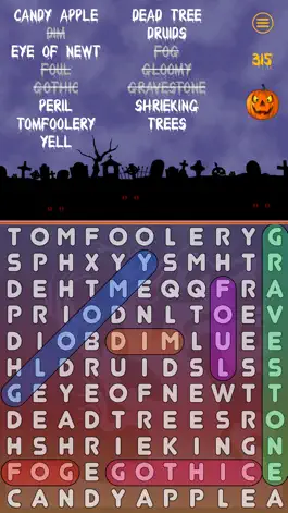 Game screenshot WordSearch Halloween apk