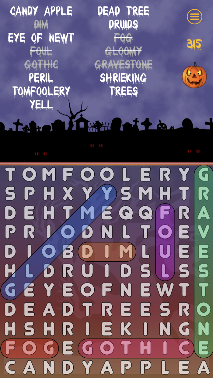 WordSearch Halloween