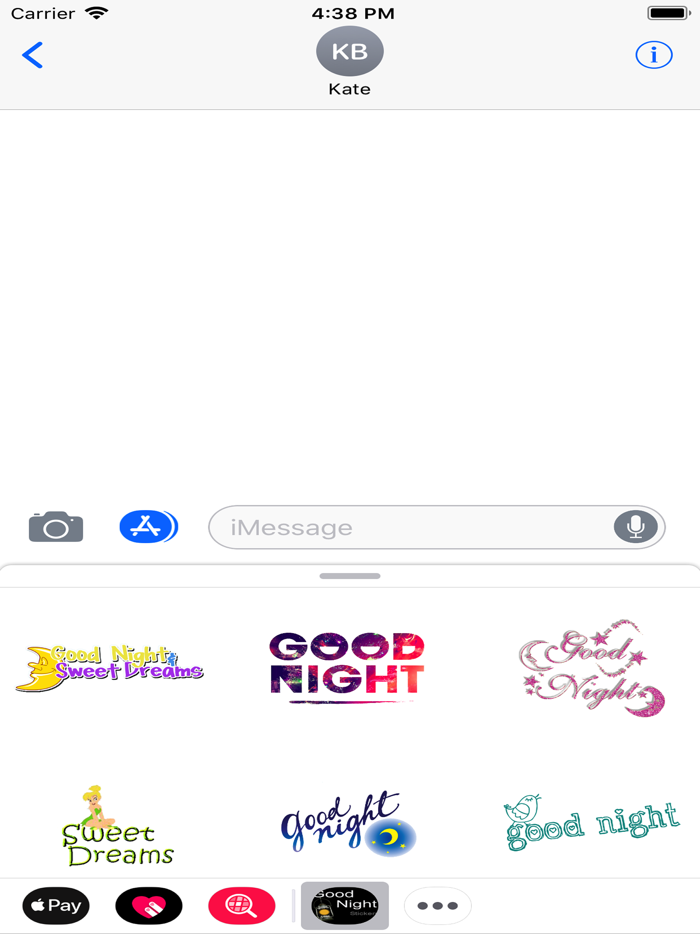 Good Night Stickers 2018