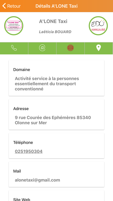 EDO Annuaire Screenshot