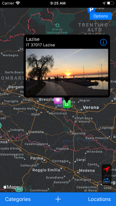 Locations MAP Screenshot