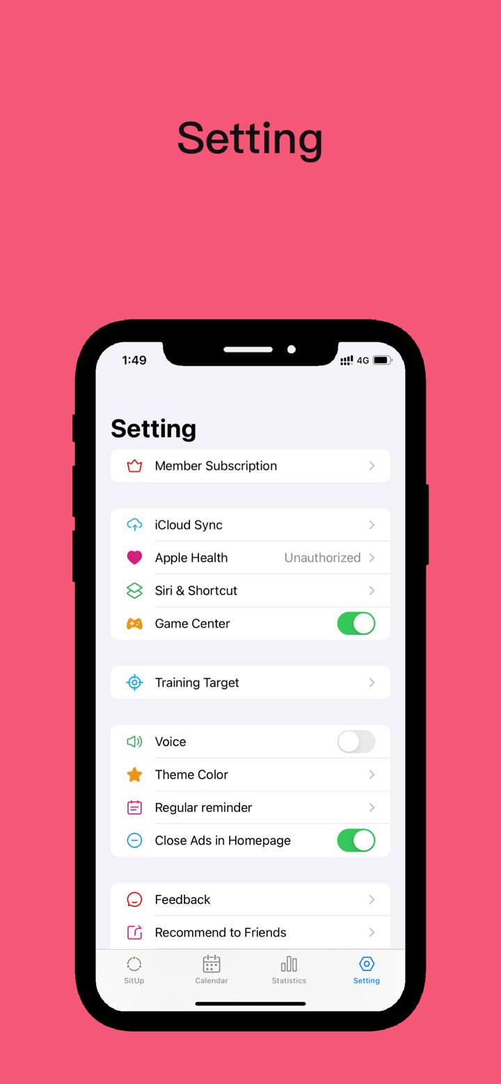 仰卧起坐 - 自动运动锻炼小助手 screenshot 6
