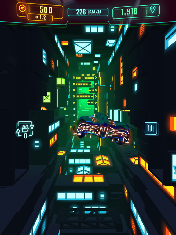 Screenshot #5 pour Neon Flytron: Cyberpunk Flight