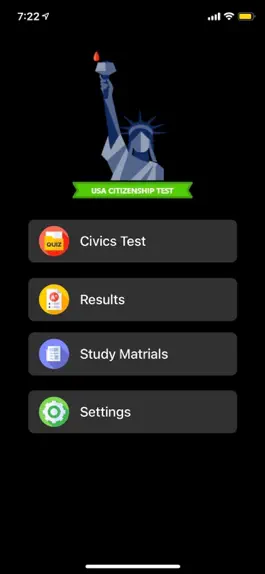 Game screenshot USA Citizenship Test Practice mod apk