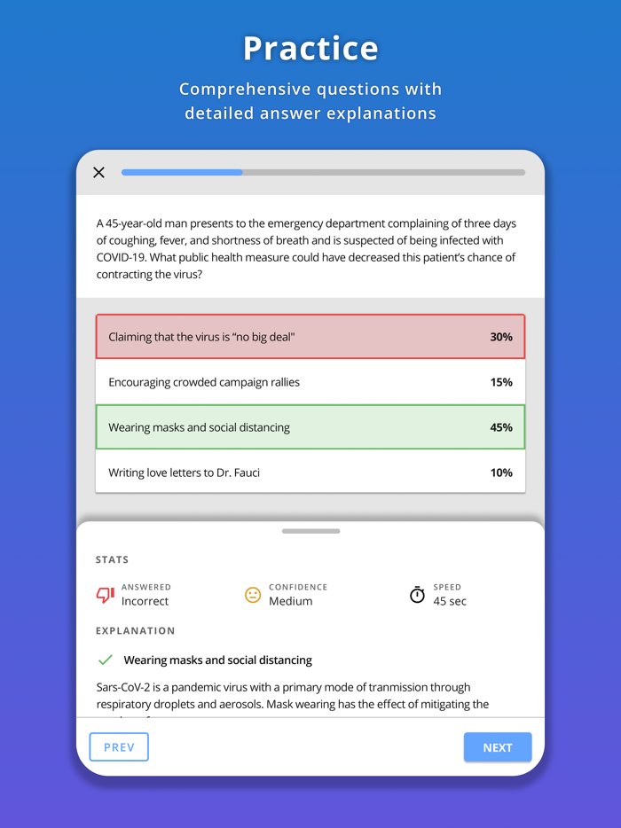 Memorang Flashcards and Quizzes