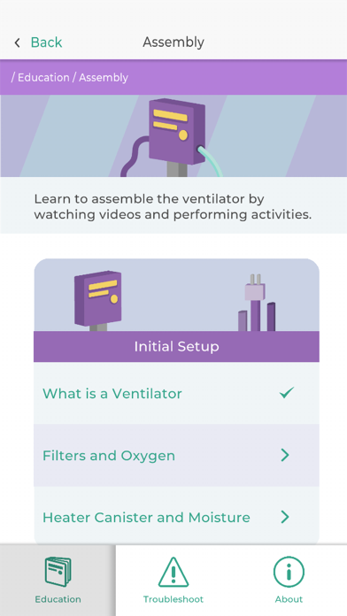 Screenshot #3 pour Ventilator Guide