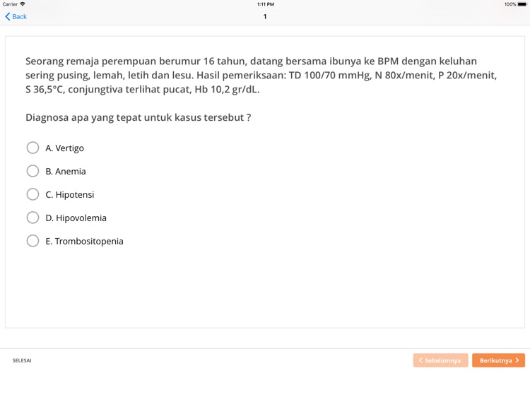 NEO D3 Bidan:Latihan2 for iPad